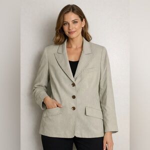 Kasper Tailored Blazer Size 10 NWOT
Classic Beige Work Jacket
